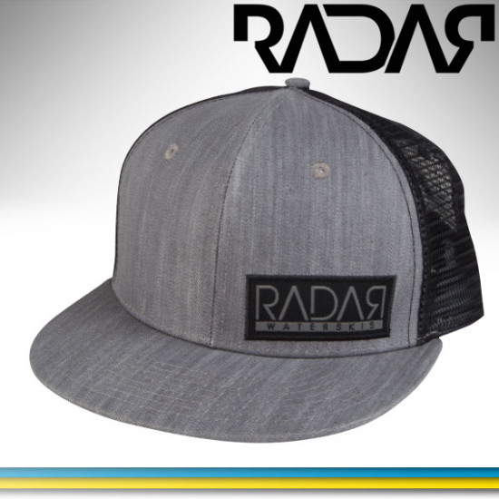 Radar Bill Black Patch Trucker hat