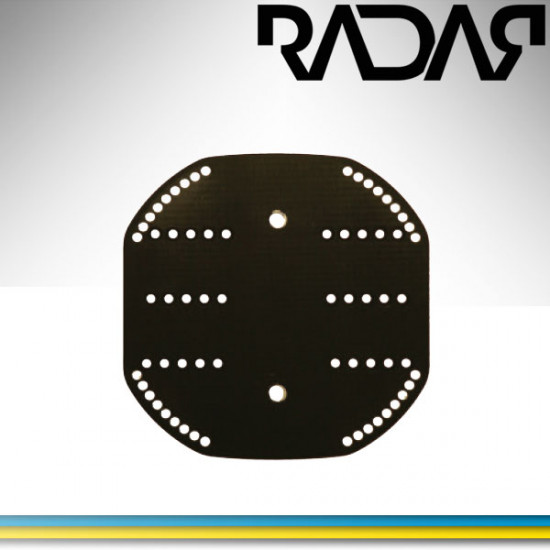Radar trick platte rear Radar trick platte rear