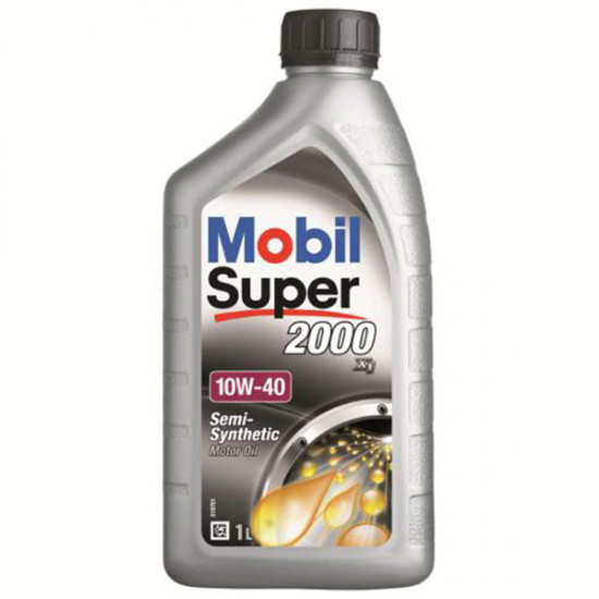 Mobil Super 2000, Semi Synthetic motor oil 10W/40, 1L Mobil Super 2000, Semi Synthetic motor oil 10W/40, 1L