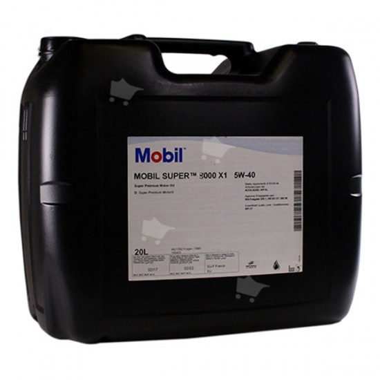 Mobil Super 3000 X1, Synthetic motor oil 5W/40, 20L Mobil Super 3000 X1, Synthetic motor oil 5W/40, 20L